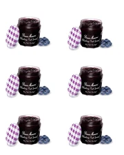Bonne Maman Blueberry Fruit Spread, More Fruit Less Sugar, 11.8oz Jars (6-Pack)
