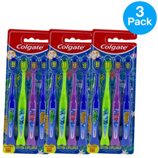 Colgate Kids Ocean Explorer Extra Soft Toothbrushes 2-8 Years Value 3 Pack