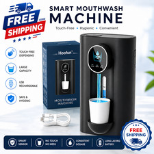 "Automatic Mouthwash Dispenser for Bathroom,18.26Oz Wall Mounted Mouth Wash