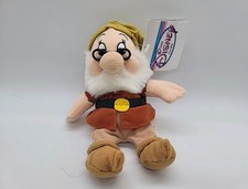 Disney Store Snow White Doc Mini Bean Bag Plush Dwarf Toy New w Tags Collectible