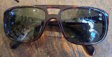 Authentic Vintage Persol Meflecto Ratti Tortoiseshell Acetate Sunglasses Italy