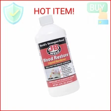 J-B Weld 40001 Wood Restore Liquid Hardener - 16 oz., Original Version
