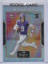 J.J. MCCARTHY ROOKIE CARD 2024 Score Select RARE SILVER PRIZM VARIATION Vikings!