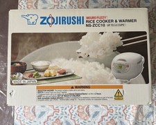 NEW Zojirushi Neuro Fuzzy Rice Cooker & Warmer - White - NS-ZCC10-WZ