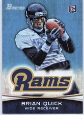 2012 Bowman - Brian Quick, #168, With Football, RC