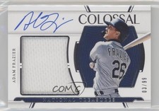 2022 National Treasures Colossal Material Signatures 3/99 Adam Frazier Auto 1e5k