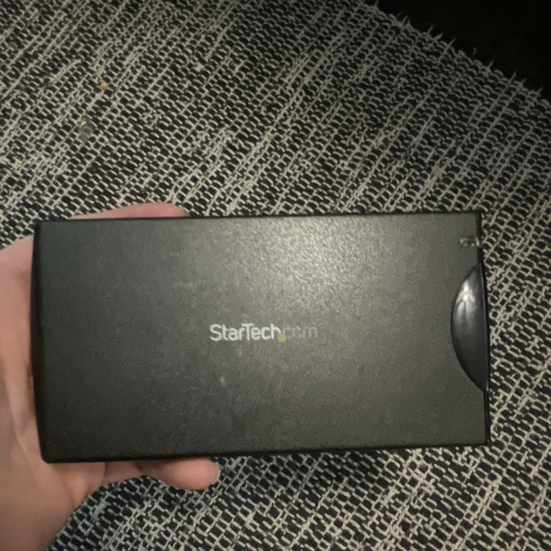 StarTech.com 2.5in eSATA/USB External SATA Drive Enclosure, Black SAT2510BU2E