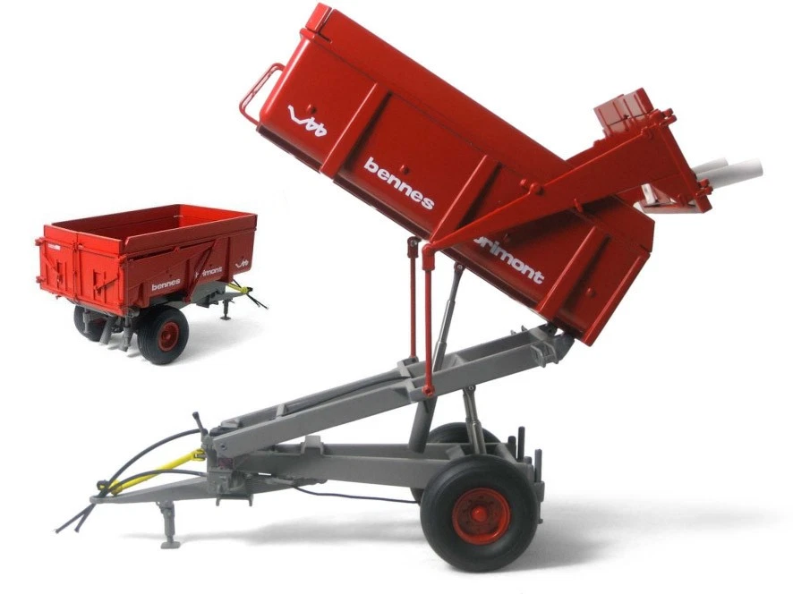 REPLICAGRI REPLI069 RIMORCHIO CON SOLLEVATORE BRIMONT BB8 SEMI ELEVATRICE 1:32 M - Photo 1/1