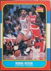 1986-87 Fleer  IP Autograph #80 Norm Nixon Basketball VG