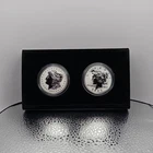 2023 Morgan and Peace Dollar Reverse Proof 2 Coin Set (23 XS) Box & COA