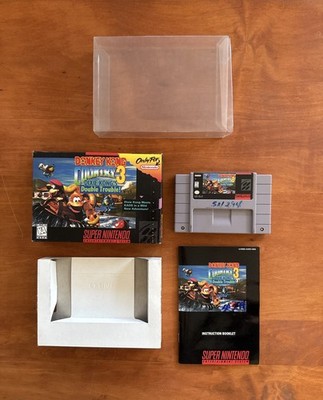 Donkey Kong Country 3: Dixie Kongs Double Trouble (Super Nintendo SNES) VGC CIB