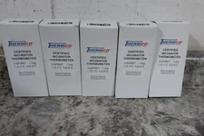Thermco ACCI0301S 5 Pk 18 to 50°C 30mL Bottle Volume Bottle Thermometer