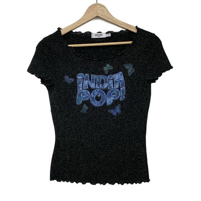 MOSCHINO - Black Blue Multi Women's Cutsew