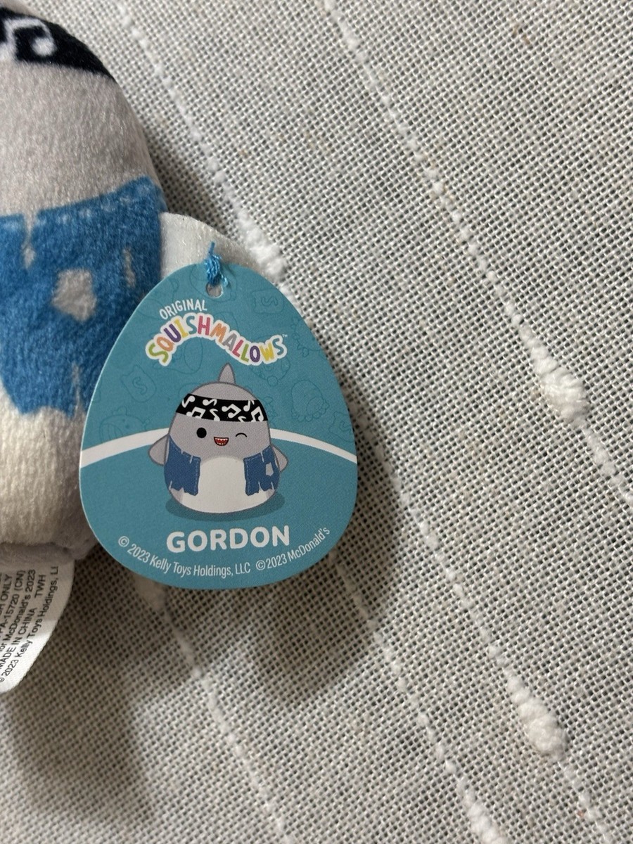 Squishmallow McDonalds Happy Meal Toy 2023 Gordon The Shark | eBay