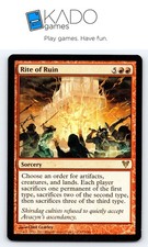 Avacyn Restored #153 Rite of Ruin