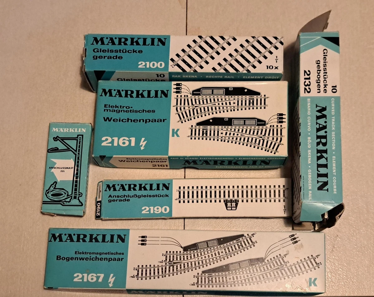 Marklin 5114 + 7190 Incrocio + Terminale Binario. Binari M - Foto 11