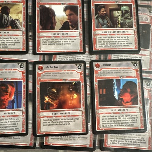Star Wars Decipher Card Game CCG Ungraded 218 Cards Total - Picture 10 of 19