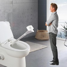Toilet Pee Splash Guard Adjustable Angle Wide Mouth Design