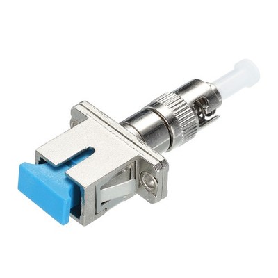 Fiber Optical Adapter ST Male-SC/UPC Female, Single Mode Simplex Adapter,1pcs