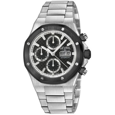 Gevril Kingsgate Men's 47903B Swiss Automatic ETA 7750 Chronograph Date Watch