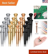 Reliable 20 Metal Cribbage Pegs for Accurate Scoring - Family Fun Game Nights