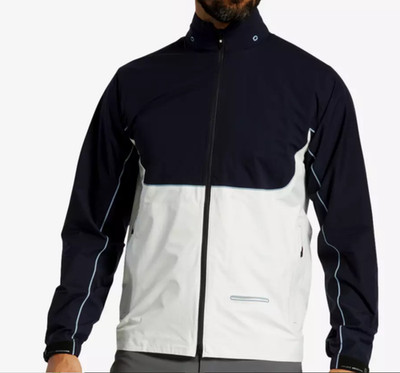 New FootJoy DRYJOY SELECT Rain Waterproof Jacket Navy/White Men's XXL 30517