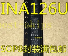 1PCS BBINA126U INA126UK INA126UA INSTRUMENTATION AMPLIFIER INA126U SOP8 #lk