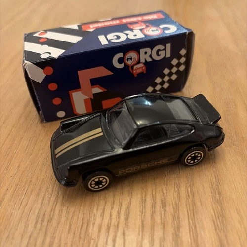 Vintage CORGI Toys Diecast Model Porsche 911 Turbo 1985 Made In GB Boxed Car