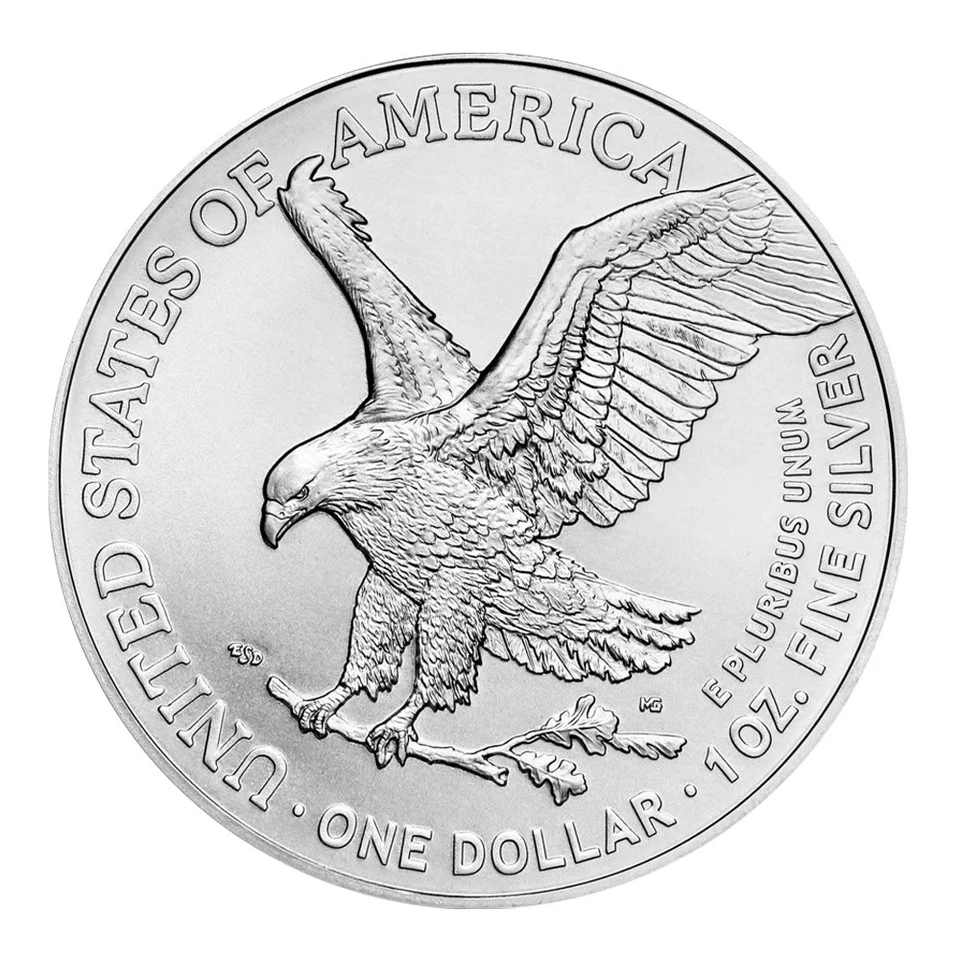 Lote de 3 - 2025 $1 American Silver Eagle 1 oz BU Foto 3 de 3