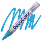DecoColor, Paint Marker, Light Blue Ink, Broad Point, Opaque, Permanent, Gloss