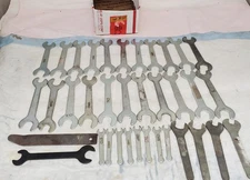 Lot of 36 Assorted Open End Service Wrench & other Wrench Tool LOT 1037