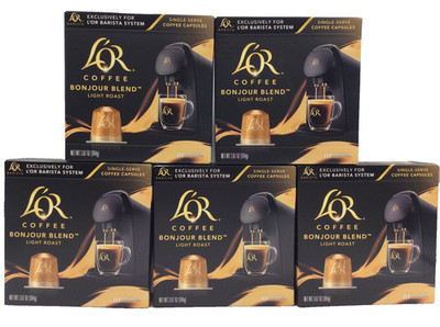 L'OR Coffee Pod Bonjour Blend For L'OR BARISTA System, 50 Capsules  APR/2026 