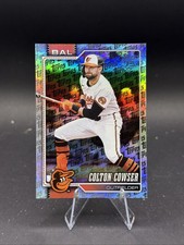 2026 Topps Series 1 #166 Colton Cowser Topps Logo Foil Pattern Fanatics Orioles