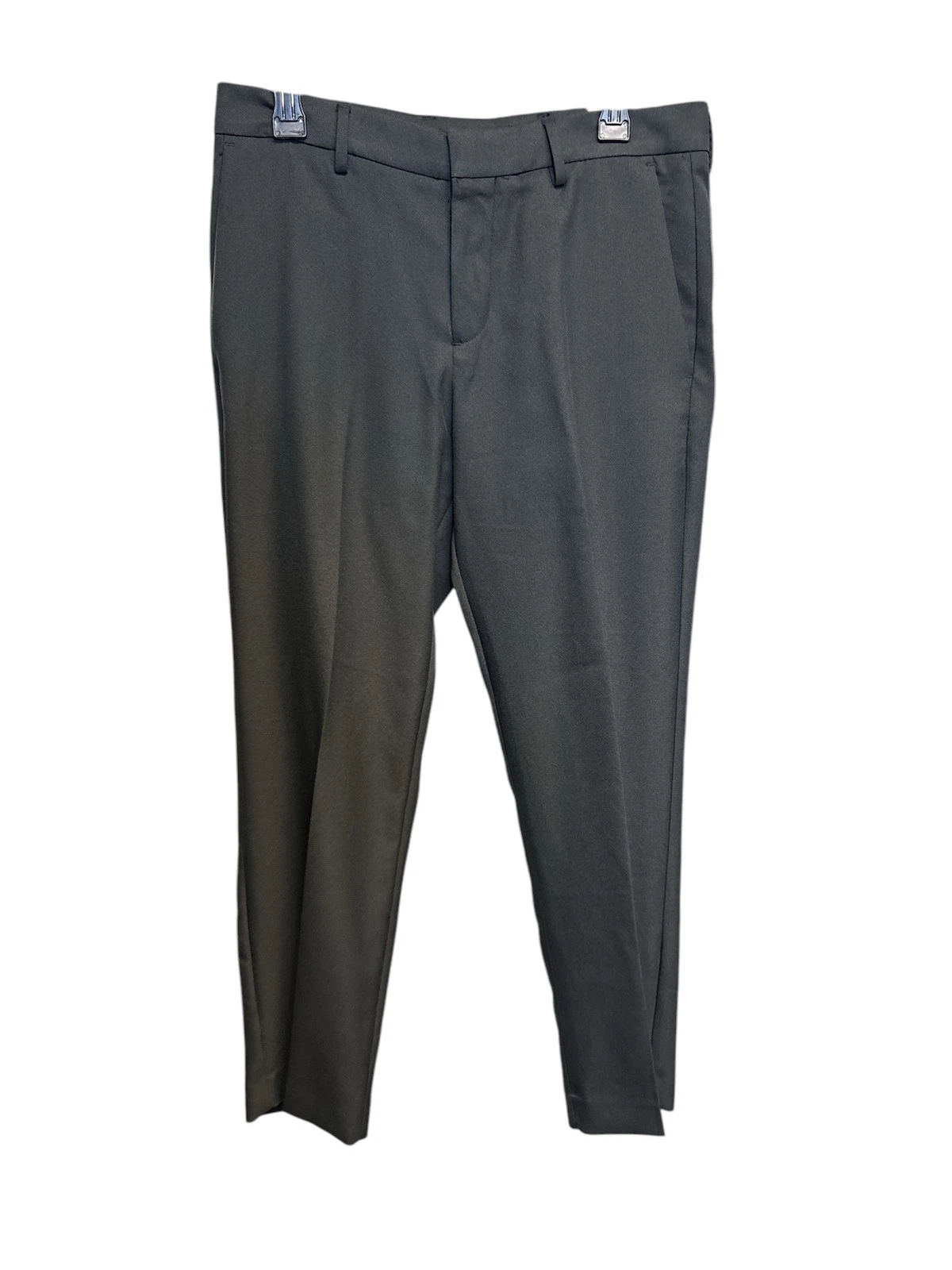 Perry Ellis Portfolio Mens Modern fit Dress Pants 32 / 30 Black Solid