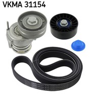 SKF Keilrippenriemensatz Vkma 31154 FüR AJ5 6C1 2KB Polo VW Golf 6R1 Caddy 5K1 6