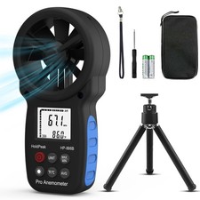 HoldPeak 866B Handheld Anemometer with Tripod, Digital Wind Speed Gauge Meter...