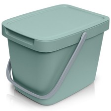 YourCasa® Biomülleimer Küche - 6L mit Deckel und Wandaufhängung