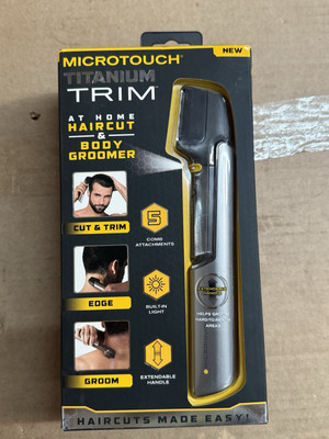 MicroTouch Titanium TRIM Hair Cutting & Body Shaver Groomer Tool New - Brand New