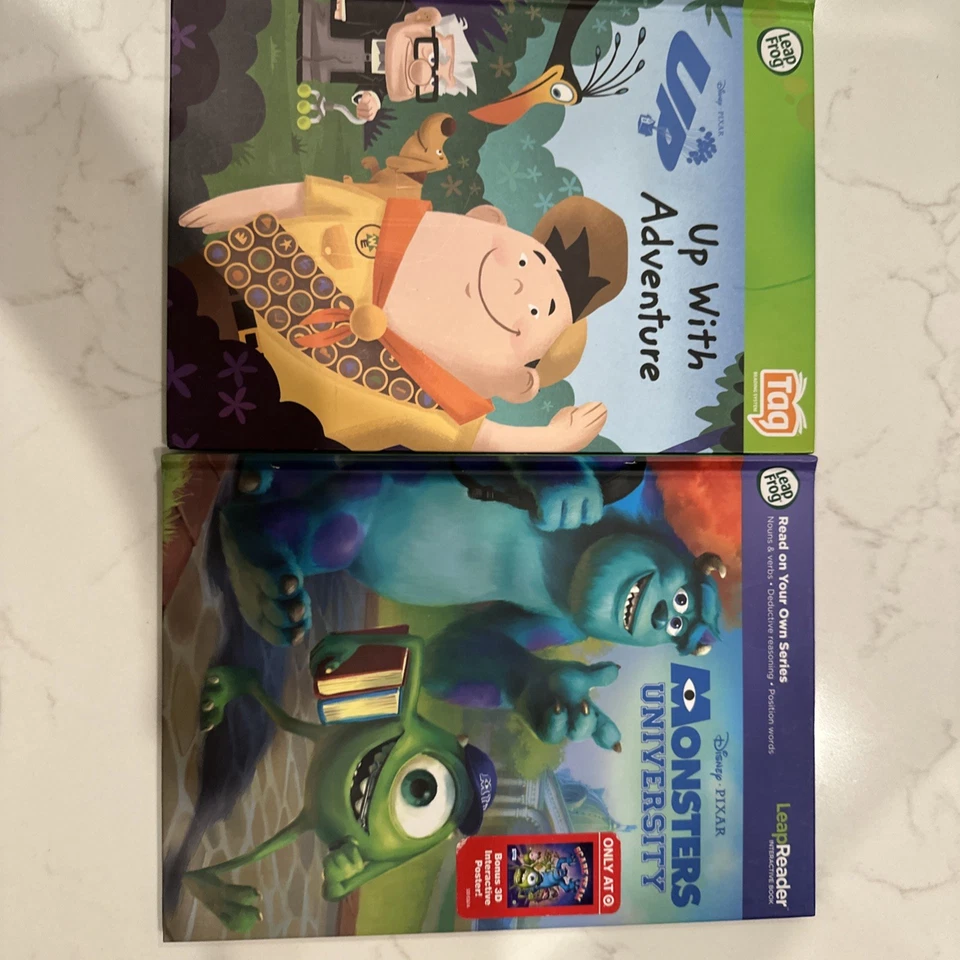 Leap Frog Tag Reading System with Pen Interactive, World map, and 8 book lot - Image 2 of 4