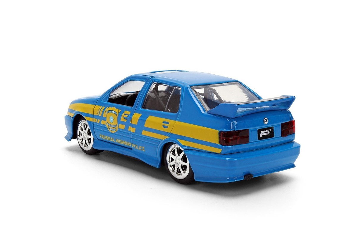 ミニカー Fast & Furious Volkswagen Jetta 1/32 Jada 1:32 Fast & Furious Movie 1995 VW Jetta Police Car 36363