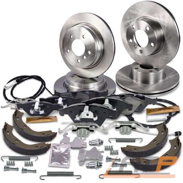 4X Bremsscheibe + BremsbelÄGe + Bremsbacken Vorne + Hinten FÜR BMW X1 E84 Xdrive-image