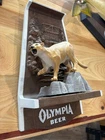 Vintage Olympia Beer Cougar Wall Mount Sign - Wildlife Series 3D Cat Display Ad