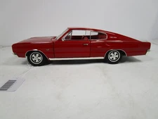 ROAD SIGNATURE 1/18 RED 1966 DODGE HEMI CHARGER USED NICE *READ* NO BOX