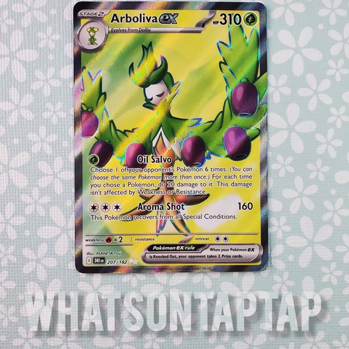 Pokemon Card Arboliva Ex 207/182 Secret Rare Scarlet Violet Destined Rivals NM