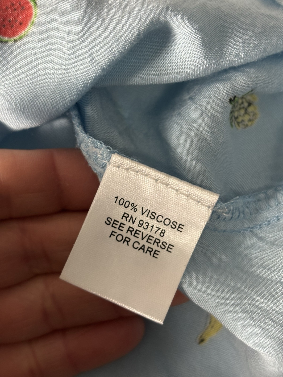 Workshop republic High Low Button Down Shirt FRUI… - image 7