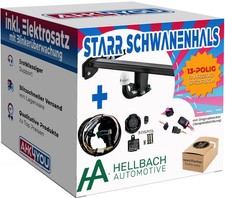 HELLBACH AHK für VW Golf III Fließheck Cabrio 91-97 starr + 13-pol ES SPEZ