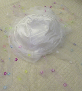 White Floral Hanging Princess Canopy