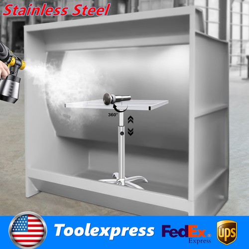 Flexible Rotation Spray Painting Stand Paint Platform Table Adjustable Height