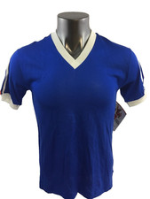 BRUCE JENNER SPORTS IN MOTION VINTAGE 1980'S V-NECK T-SHIRT MEDIUM - DEADSTOCK