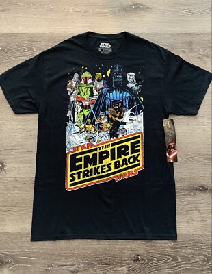 Tシャツ　スターウォーズ　THE EMPIRE STRIKES BACK Star Wars The Empire Strikes Back T-Shirt Black VFifthSun Adult
